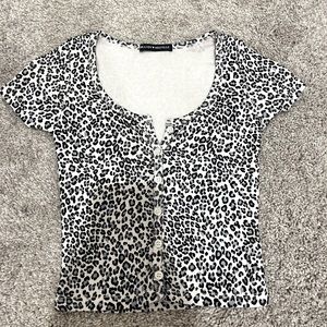 Leopard print top from Brady Melville